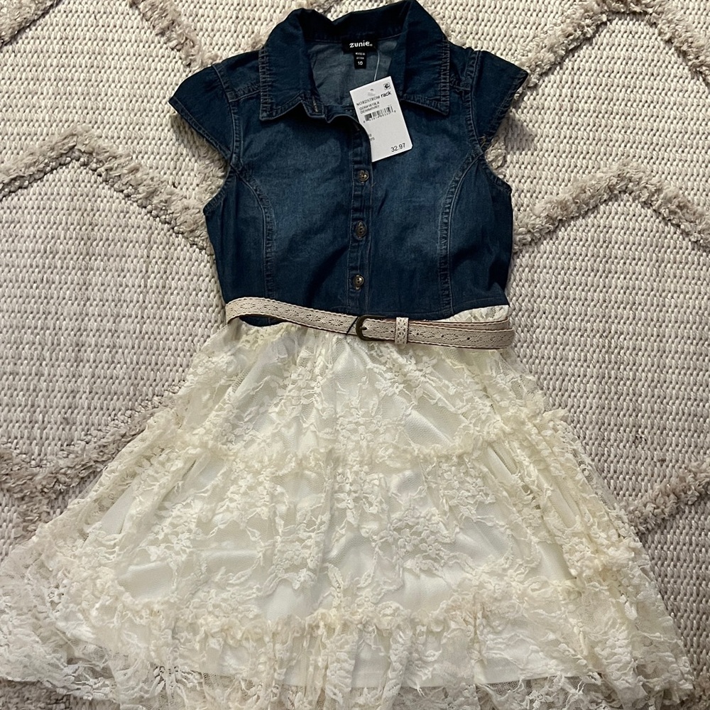Zunie Blue Denim Dress